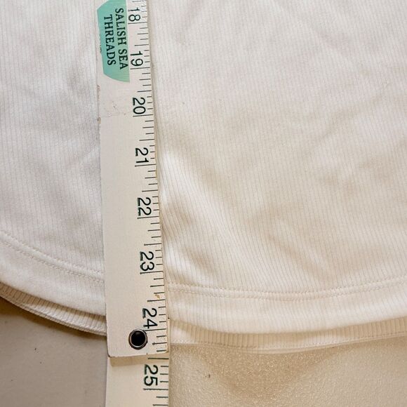 Nike Dri-FIT Women's S White Ribbed Racerback Tank Athletic Workout - Picture 8 of 8